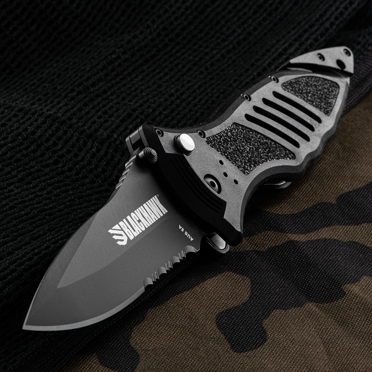 Blackhawk CQD Button Lock Folding Knife 3 Blackhawk CQD Button Lock Folding Knife - Image 3