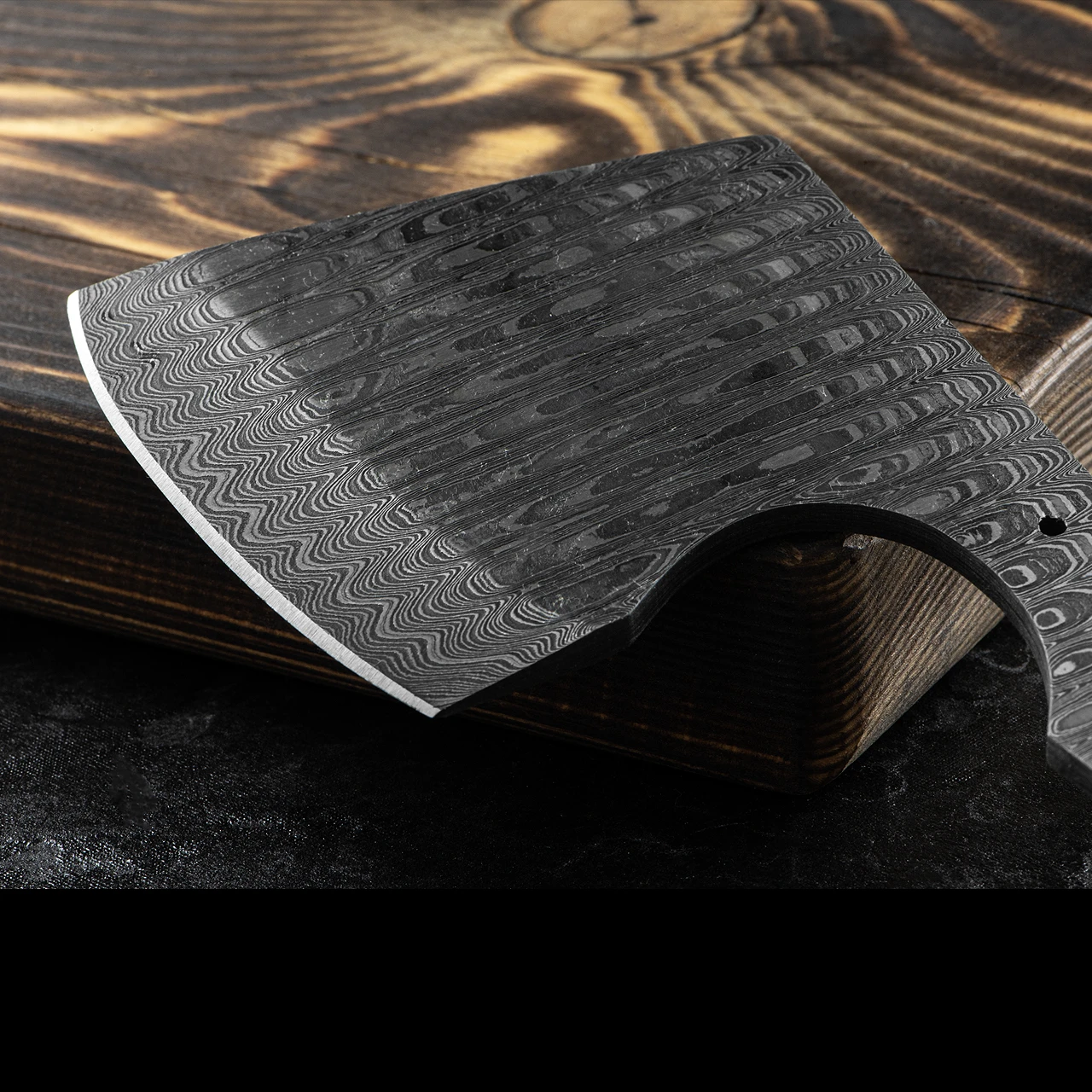Hatchet Blade Blank Damascus 3 Hatchet Blade Blank Damascus - Image 3