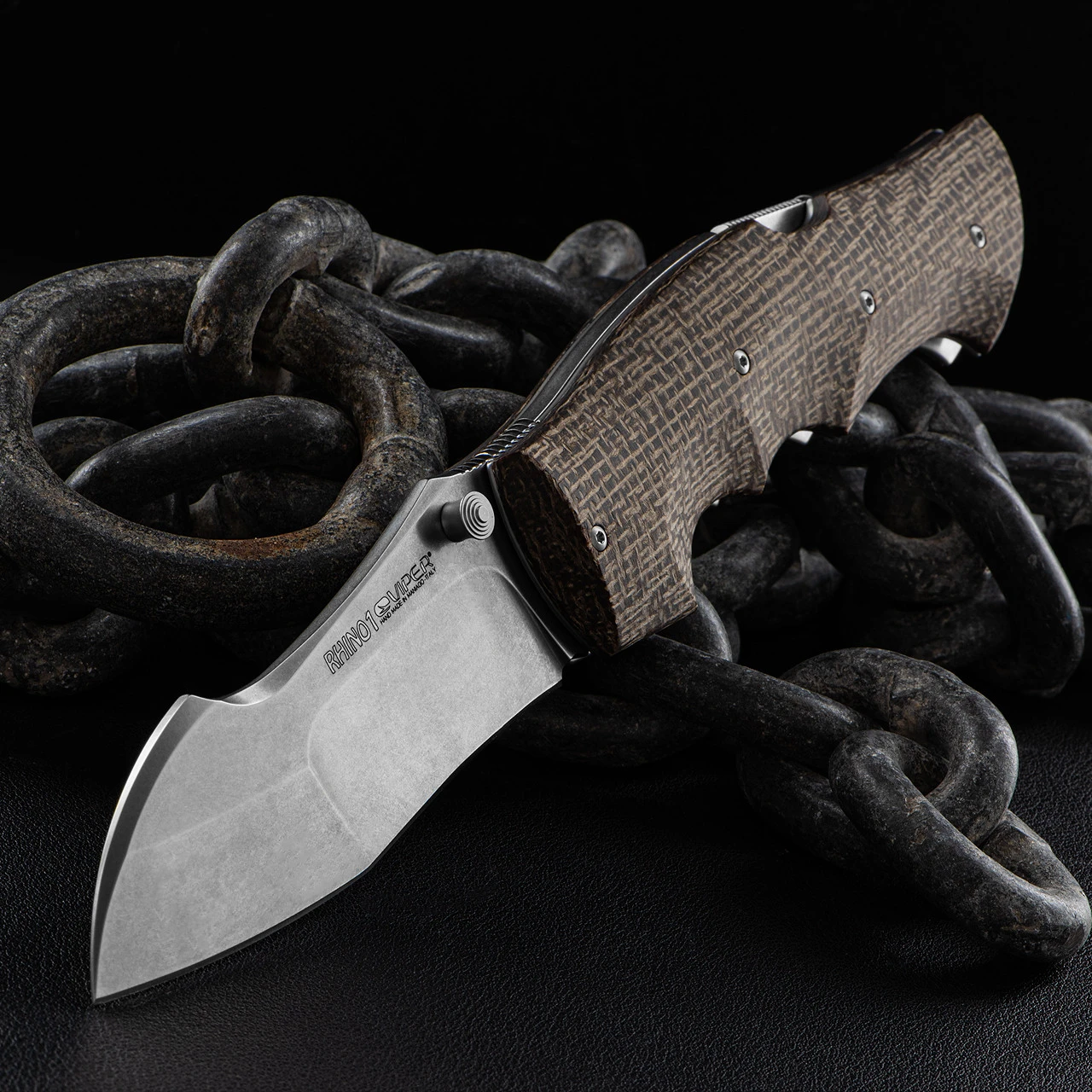 Viper Rhino1 Micarta Folding Knife 3 Viper Rhino1 Micarta Folding Knife - Image 3