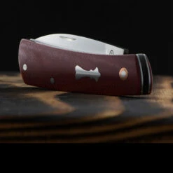 Chris Crawford Custom EDC-B Slipjoint Red