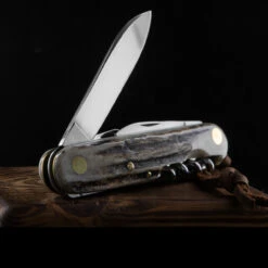 Fox Multipurpose Pocket Knife Stag 6 -GearNest Shop FOX 2266CEdet2 26694.1655217873.1280.1280 98223.1655221711