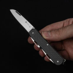 Fox Vulpis 5 Carbon Fibre Penknife -GearNest Shop FOX FX VP130 SF5CF 98716.1688656809