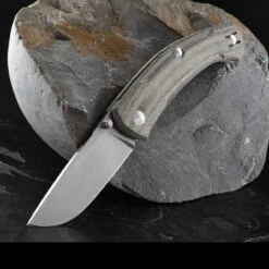 Giant Mouse ACE Iona V2 Micarta Folding Knife -GearNest Shop GM IONAV2 GRN.4 70552.1694013881.1280.1280 17048.1694174761