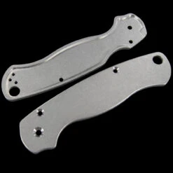 Titech Spyderco PM2 Stone Washed Titanium Scales -GearNest Shop HH SC SW P2 02613.1635785471