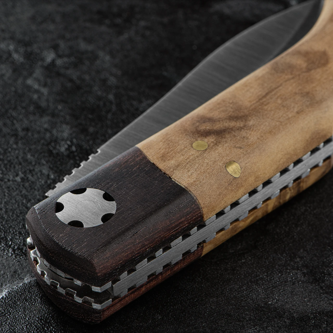 Joker Pachon NO-98 Olive Rose Penknife 2 Joker Pachon NO-98 Olive Rose Penknife - Image 2