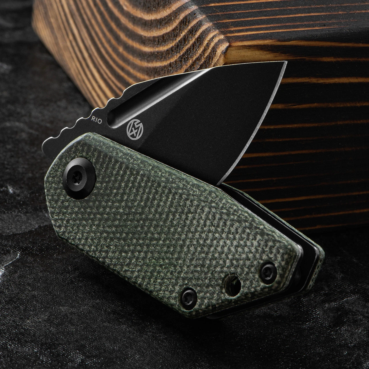 Kansept Rio Micarta Folding Knife 5 Kansept Rio Micarta Folding Knife - Image 5