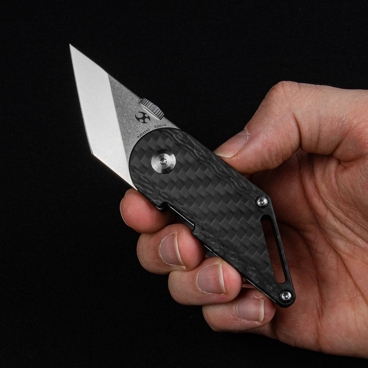 Kansept Pinkerton Dash Carbon Fibre Folding Knife 3 Kansept Pinkerton Dash Carbon Fibre Folding Knife - Image 3