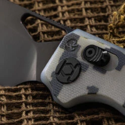 Kunwu Pulsar G10 Camo Folding Knife