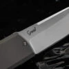 Maserin Silver 410 Titanium Folding Knife