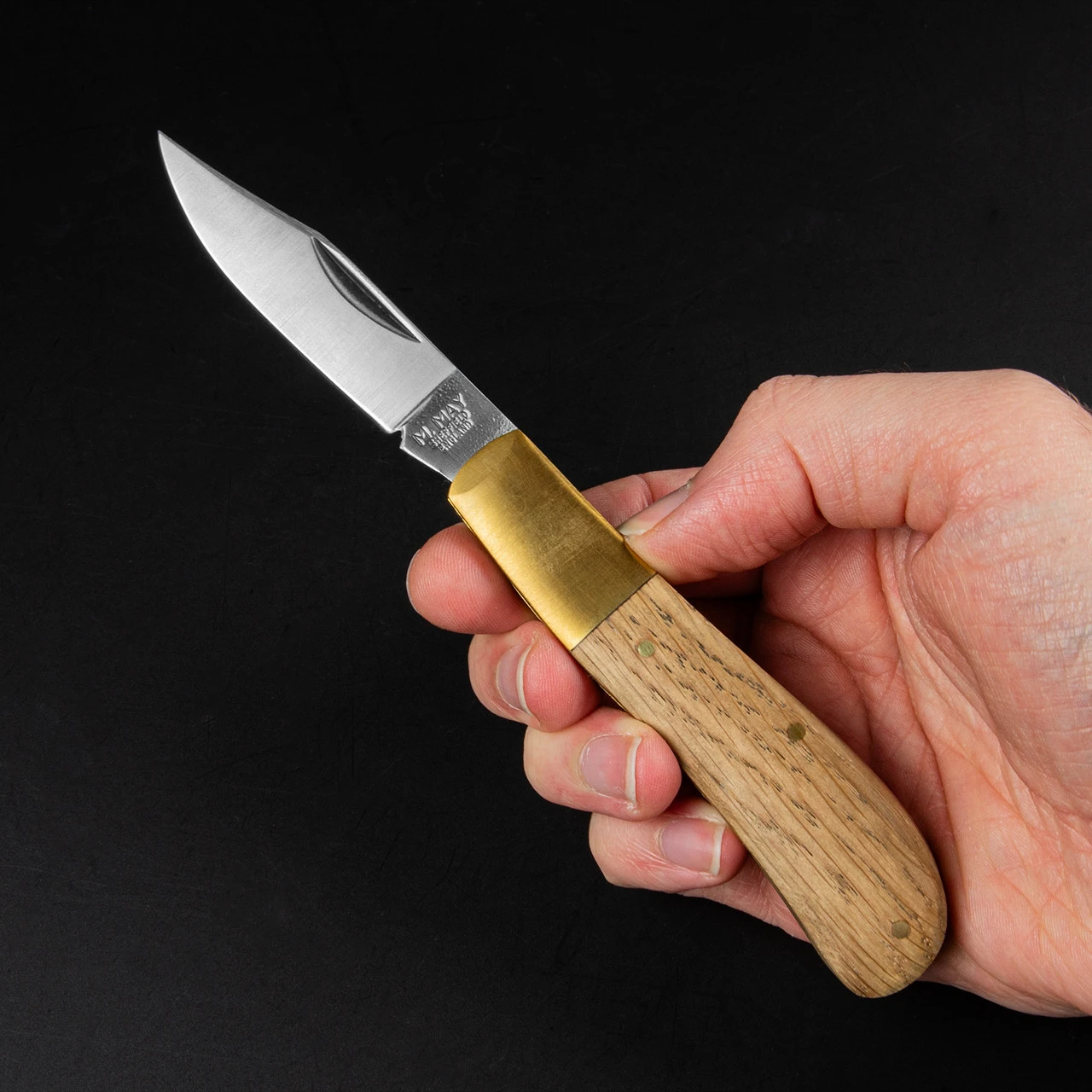 Michael May Barlow Oak Folding Knife 2 Michael May Barlow Oak Folding Knife - Image 2