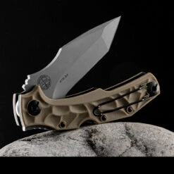Pohl Force Bravo Two Classic FDE Folding Knife -GearNest Shop POHL 1079.4 84710.1690215750