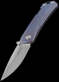 Real Steel Luna Maius Titanium Folding Knife