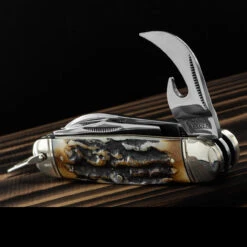 Rough Rider Kamp King Cinnamon Folding Knife -GearNest Shop RR2424.2 12150.1685442924