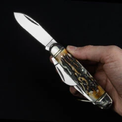 Rough Rider Kamp King Cinnamon Folding Knife -GearNest Shop RR2424 73396.1685442924
