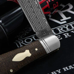 Rough Ryder Reserve Humpback Jack Damascus Folding Knife -GearNest Shop RRR024D.1 10451.1686232129