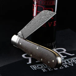 Rough Ryder Reserve Humpback Jack Damascus Folding Knife -GearNest Shop RRR024D.3 31017.1686232129