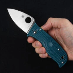 Spyderco Lil' Temperance Lightweight K390 Folding Knife -GearNest Shop SC69PBL3K390.1 16697.1695118299
