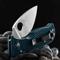 Spyderco Lil' Temperance Lightweight K390 Folding Knife -GearNest Shop SC69PBL3K390.4 81347.1695118299