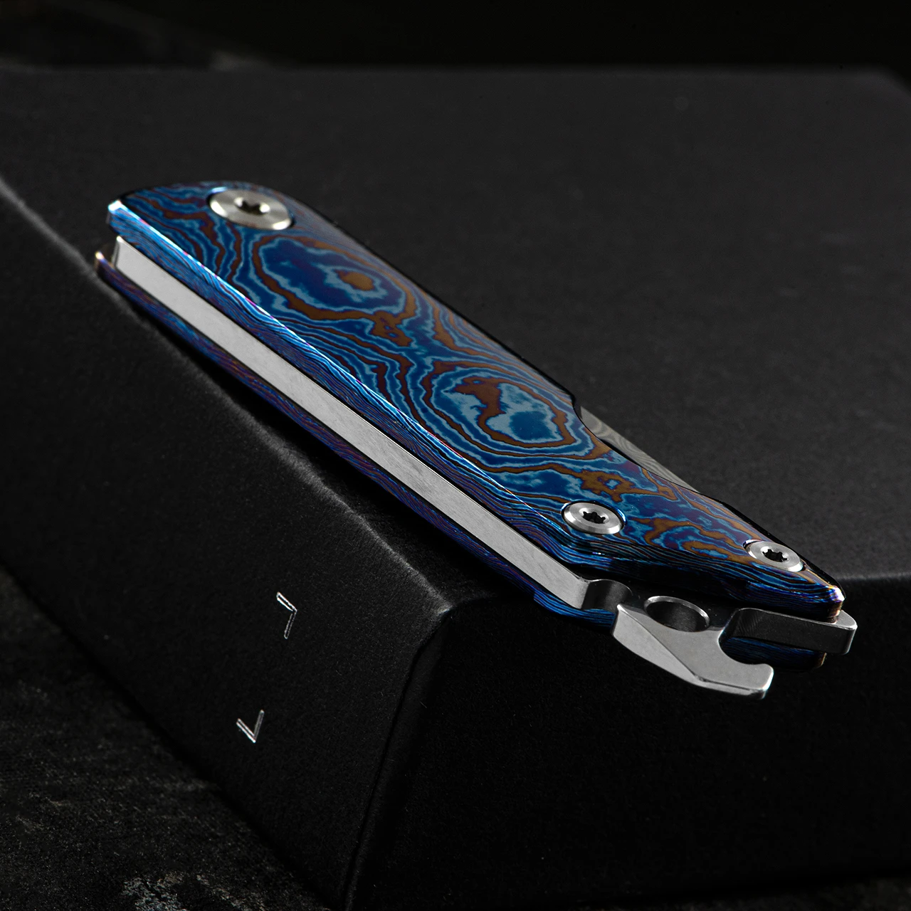 SRM Damascus Slip Joint 1 SRM Damascus Slip Joint