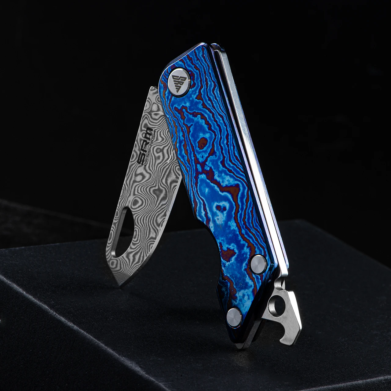 SRM Damascus Slip Joint 4 SRM Damascus Slip Joint - Image 4