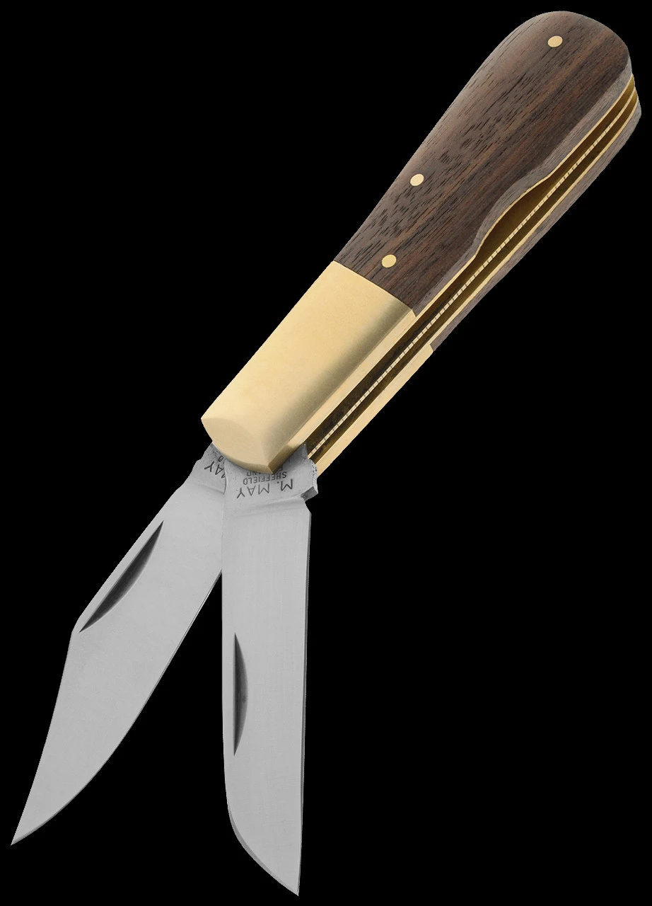 Michael May Barlow Walnut Folding Knife 1 Michael May Barlow Walnut Folding Knife