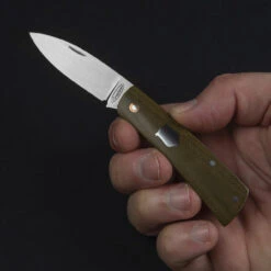 Chris Crawford Custom EDC-B Slipjoint Olive -GearNest Shop olive2 81535.1687969154