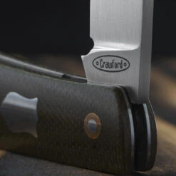 Chris Crawford Custom EDC-B Slipjoint Olive -GearNest Shop olive4 14789.1687969154