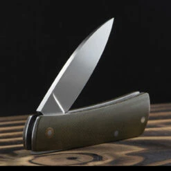 Chris Crawford Custom EDC-B Slipjoint Olive -GearNest Shop olive 08493.1687968943