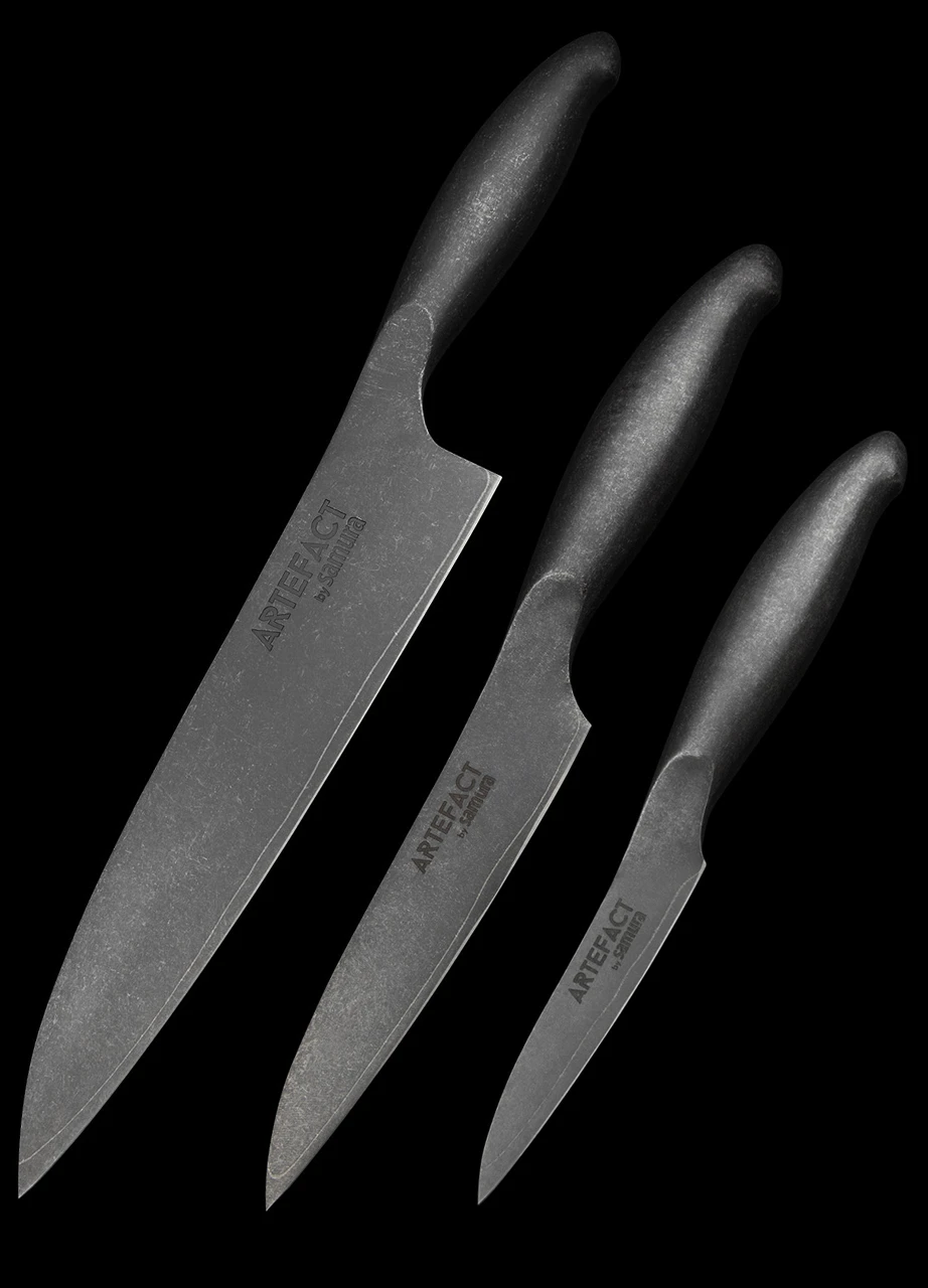 Samura Artefact Set Of 3 Kitchen Knives 2 Samura Artefact Set Of 3 Kitchen Knives - Image 2