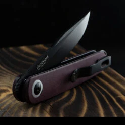 Kizer Squidward Richlite Red Folding Knife -GearNest Shop squidardrichlitedet2 76542.1686929123