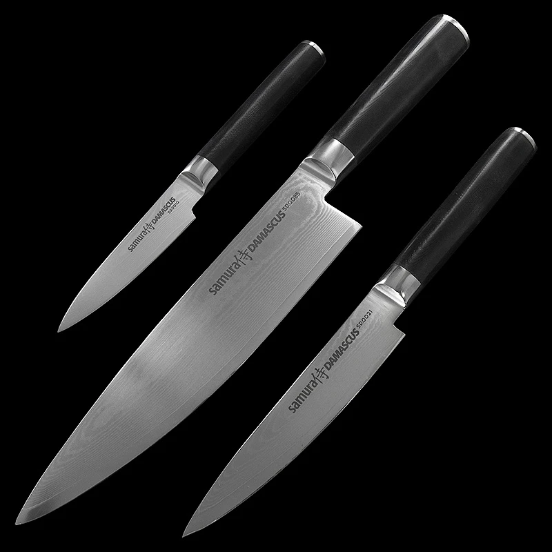 Samura Damascus Chef's Starter Knife Set 3 Samura Damascus Chef's Starter Knife Set - Image 3