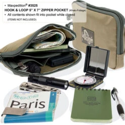 Maxpedition Hook-&-Loop 5 X 7in Zipper Pocket -GearNest Shop 6877 2 1 88140.1587387256
