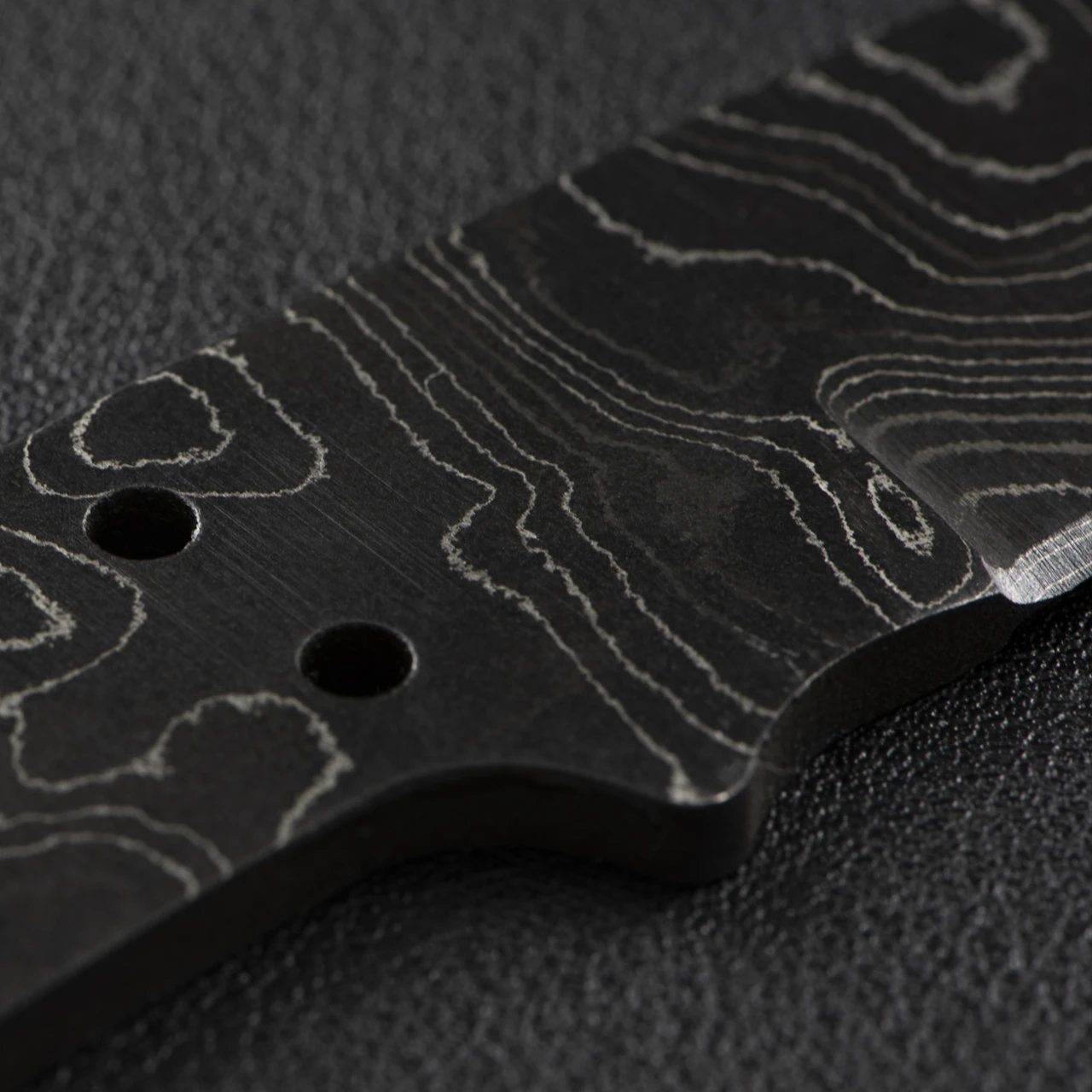 Alabama Damascus Spearpoint Blade Blank 4 Alabama Damascus Spearpoint Blade Blank - Image 4