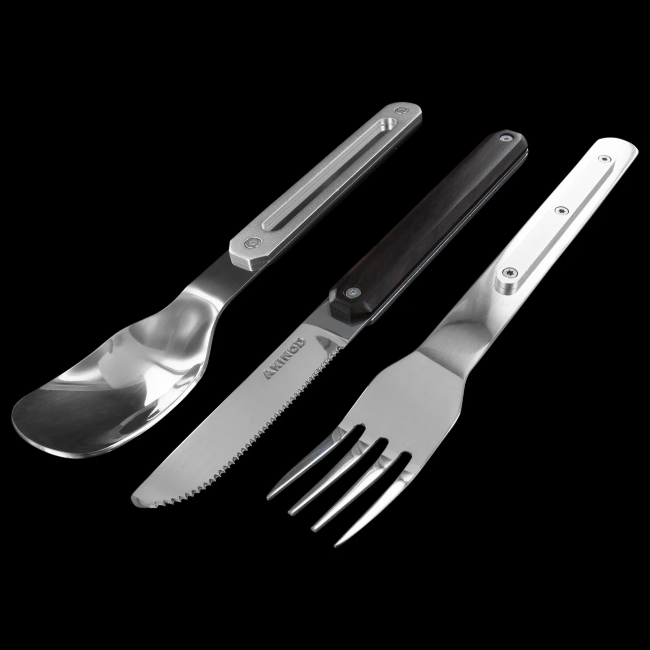 Akinod 12H34 Magnetic Cutlery Set Ebony 5 Akinod 12H34 Magnetic Cutlery Set Ebony - Image 5