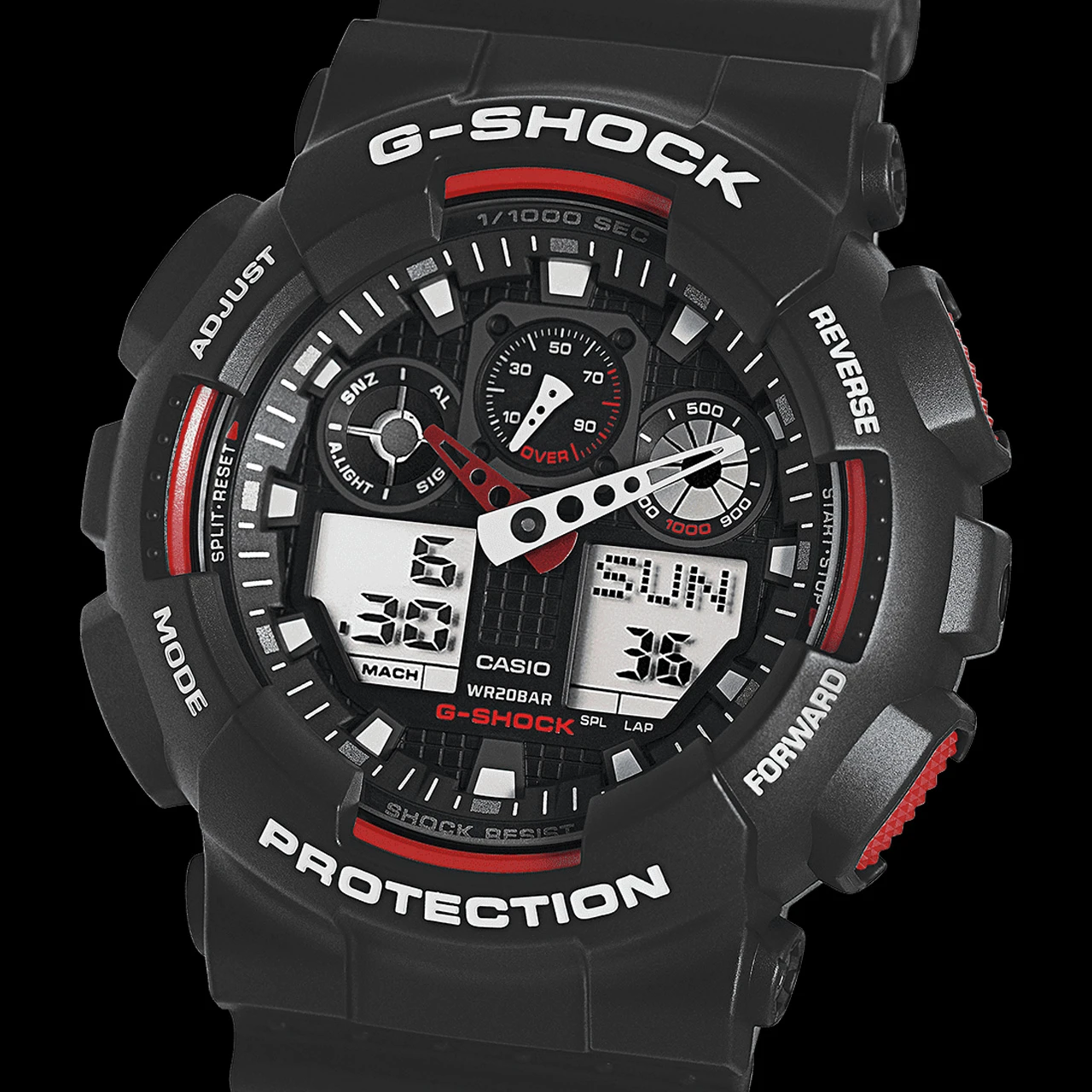 Casio G-Shock GA-100-1A1ER 1 Casio G-Shock GA-100-1A1ER