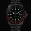 Davosa Ternos Pro GMT Automatic Black/Red Pentalink