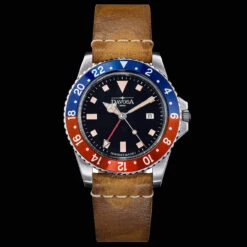 Davosa Vintage Diver Quartz Blue/Red -GearNest Shop DAVOS 162.500.95 67667.1646668340
