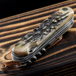 Fox Multipurpose Pocket Knife Stag 8 -GearNest Shop FOX 2268 SCE.1 95964.1678276555