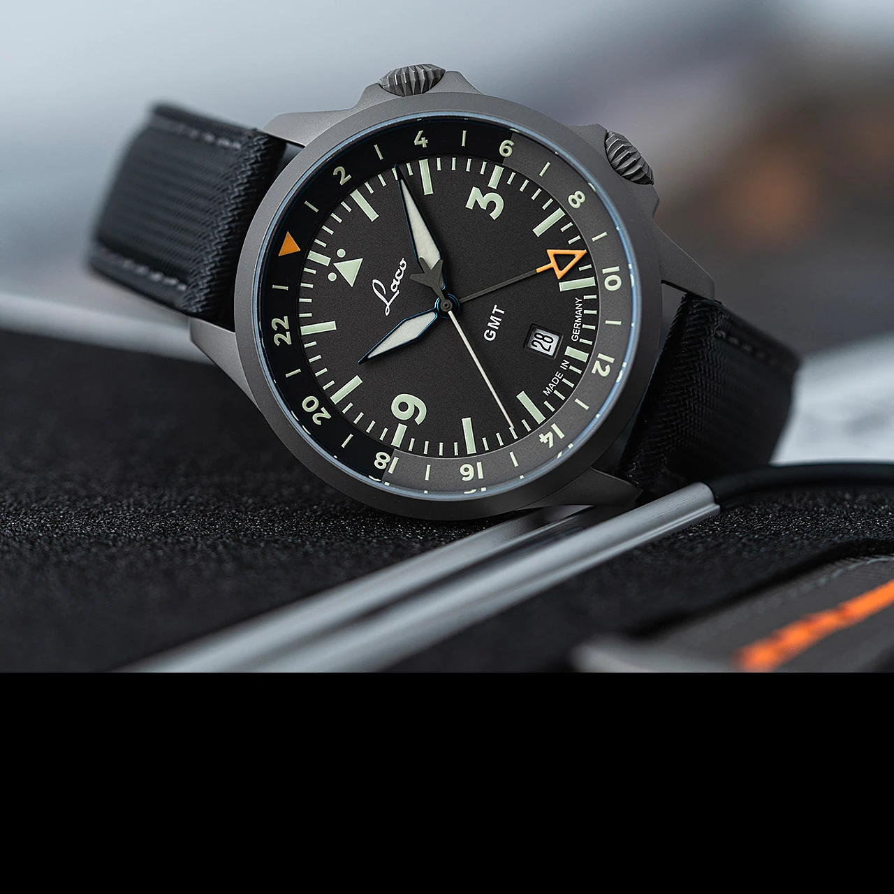 Laco Frankfurt GMT Pilot Watch 13 Laco Frankfurt GMT Pilot Watch - Image 13
