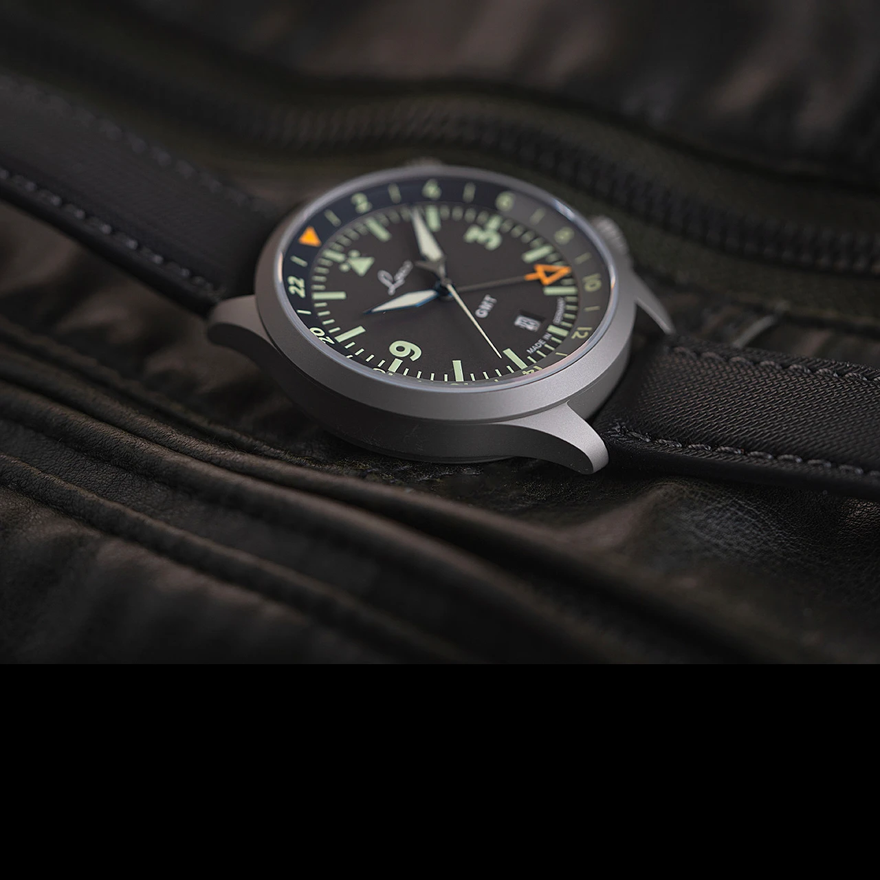 Laco Frankfurt GMT Pilot Watch 8 Laco Frankfurt GMT Pilot Watch - Image 8