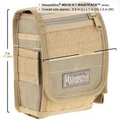 Maxpedition H-1 Waistpack -GearNest Shop MAXP 316det7 80675.1662130018
