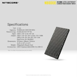 Nitecore NB10000 Power Bank -GearNest Shop NITCORE NB10000.10 56966.1665476220