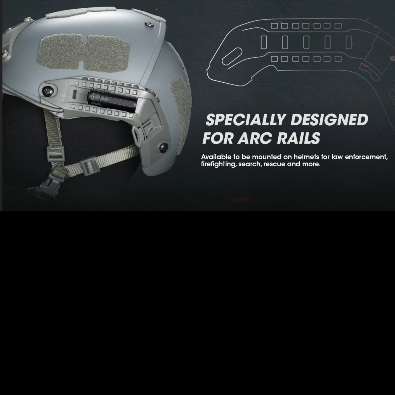 Nitecore HM01 Helmet Light 4 Nitecore HM01 Helmet Light - Image 4