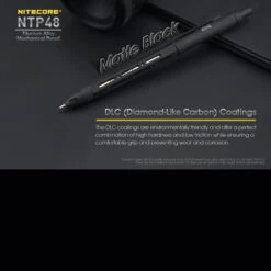 Nitecore NTP48 Titanium Mechanical Pencil -GearNest Shop NITECORE NTP48det2 26882.1597830220