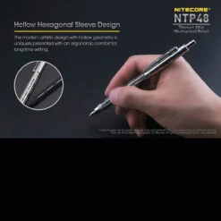 Nitecore NTP48 Titanium Mechanical Pencil -GearNest Shop NITECORE NTP48det3 22200.1597830222