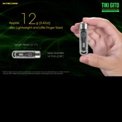 Nitecore TIKI GITD -GearNest Shop NITECORE TIKI GITDdet3 64079.1648479026