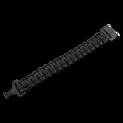 RCP AustriAlpin COBRA Paracord Bracelet Black -GearNest Shop RCP PB BK BLK 801 45017.1665490943