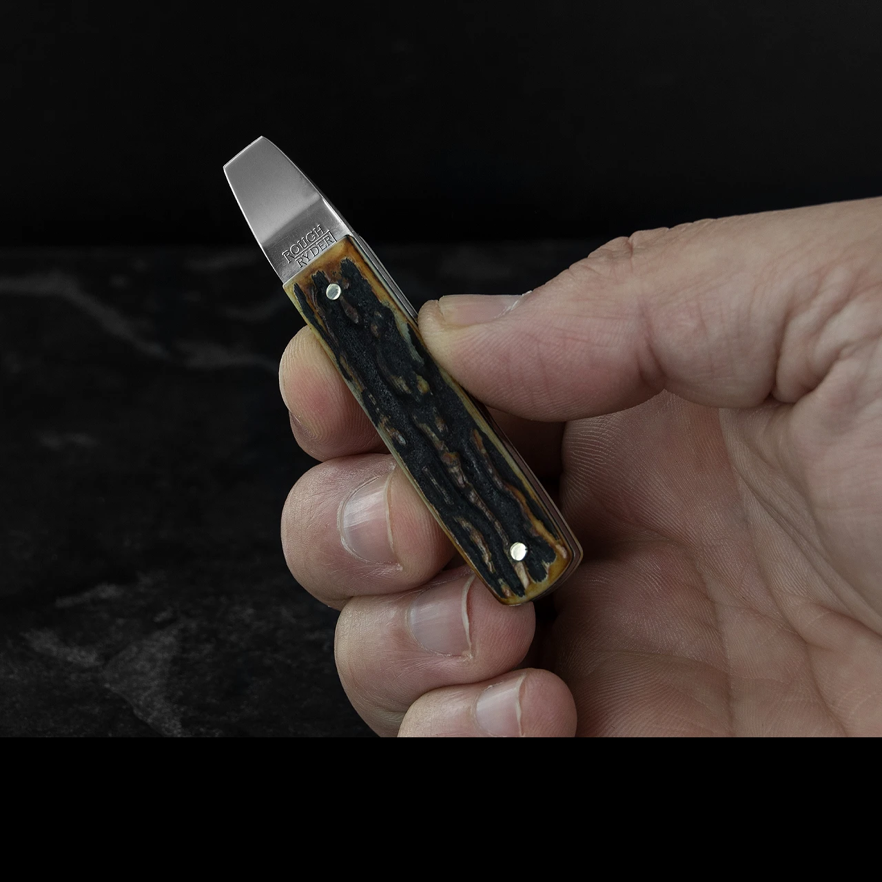 Rough Rider Cinnamon Stag Knife Pick 1 Rough Rider Cinnamon Stag Knife Pick