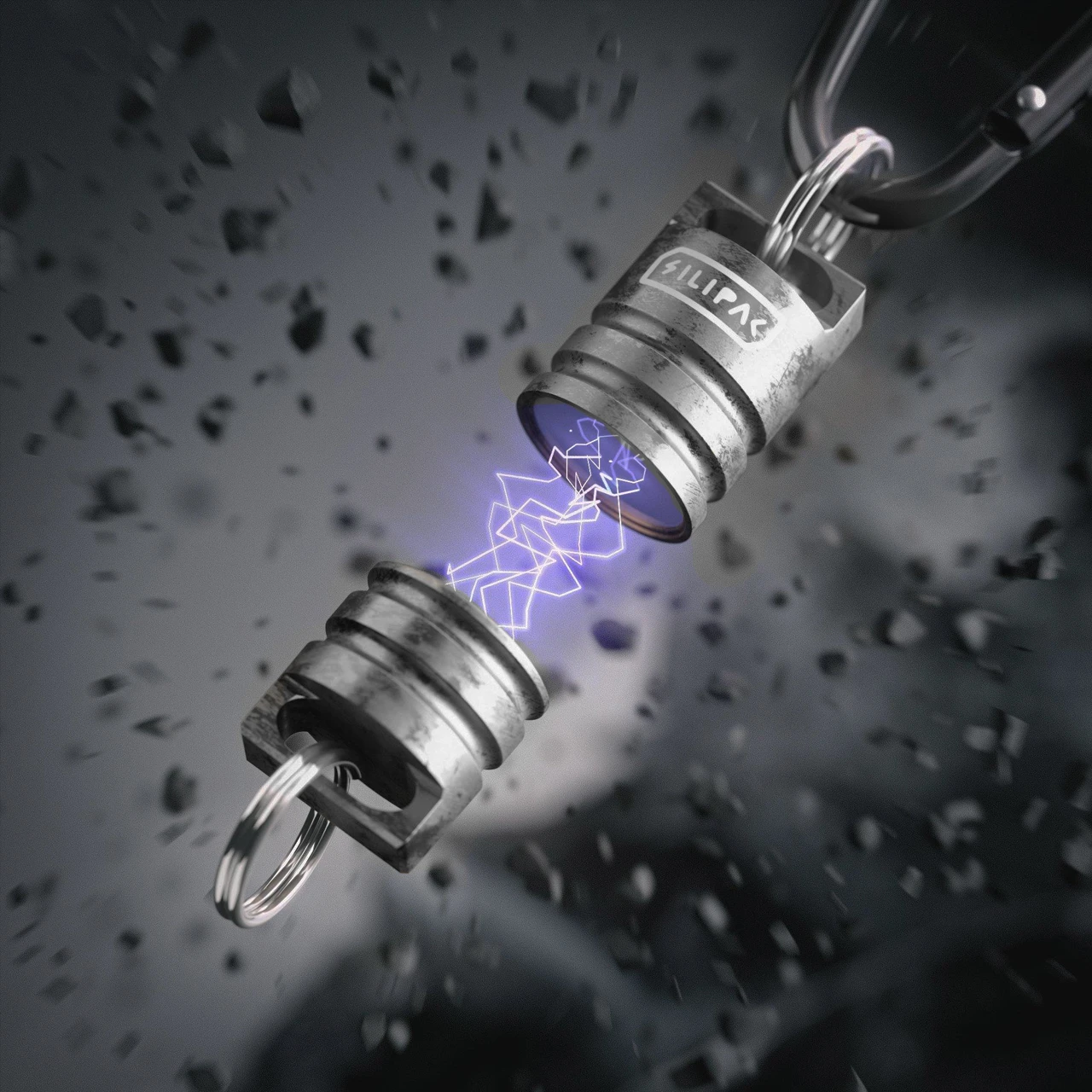 Silipac Magnetic Beads Keychain 1 Silipac Magnetic Beads Keychain