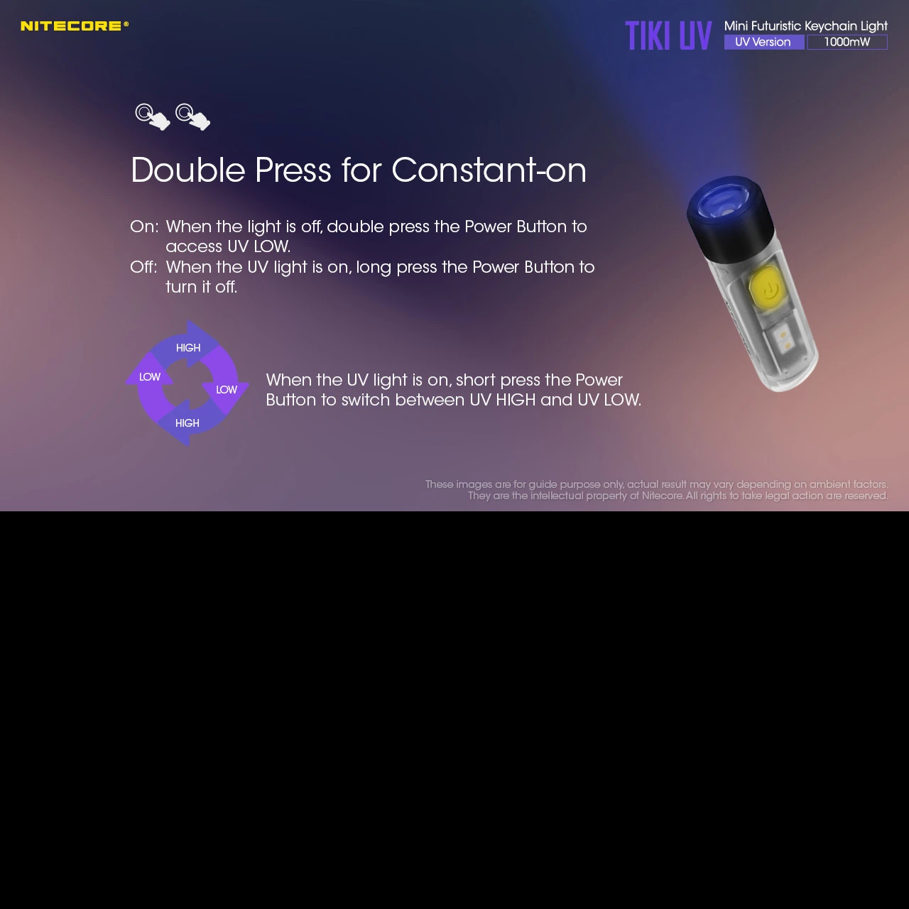 Nitecore Tiki UV 1 Nitecore Tiki UV